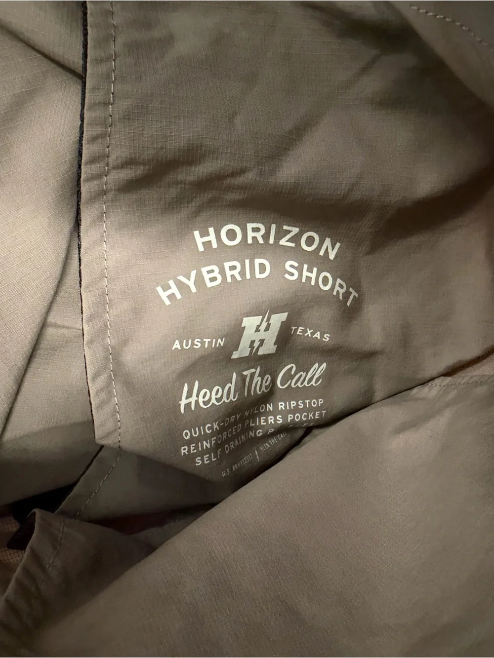 Howler Brothers Horizon Hybrid Shorts Brown Men’s Size 36